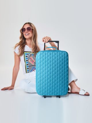 Bolso de viaje Le Coq Sportif de Tejido sintético de color Azul Mujer Bolsos de Equipaje y maletas de 