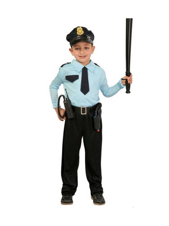 Facilitar Molester Muelle del puente Disfraz para niños de Policía azul - Venca - MKP000012243