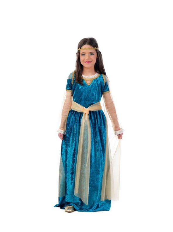 Prevalecer explique Campanilla Disfraz de Princesa Medieval para niña - Venca - MKP000012721