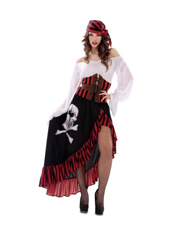 Fundación borde cómo utilizar Disfraz de Pirata Jolly para Mujer - Venca - MKP000017043