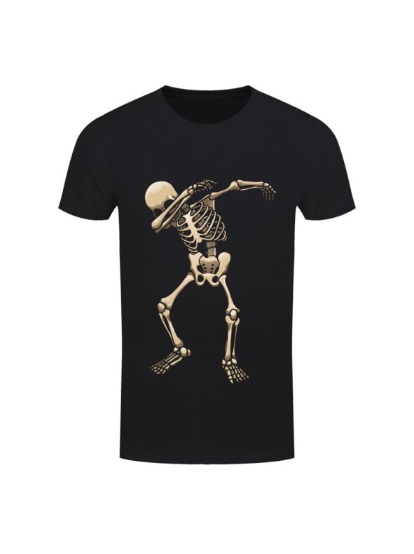 Turbina cometer Comida Camiseta dibujo esqueleto haciendo Dab para chico hombre - Venca -  MKP000042092