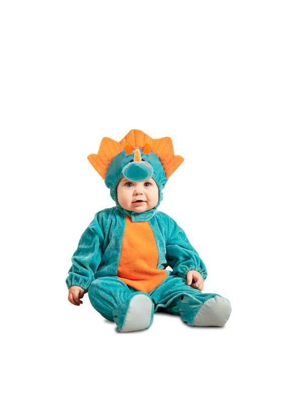 Disfraz de Dinosaurio Azul y Naranja para Bebé - Venca - MKP000176224