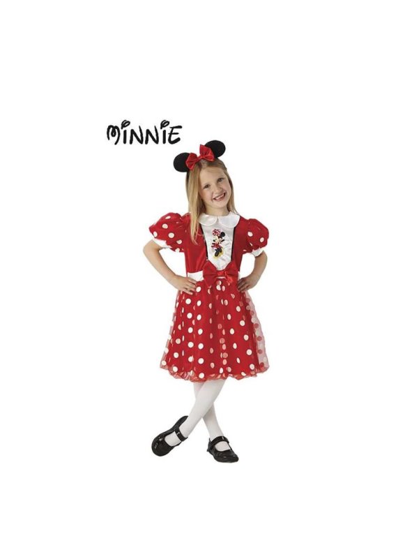 Pericia La Iglesia pasajero Disfraz de Minnie Mouse Rojo Glamoroso para niña - Venca - MKP000176542